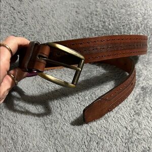 Cole Haan Brown Leather Men's Belt